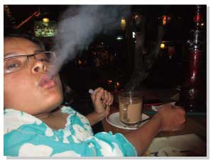 Me, the smoker … he he v(^o^)v